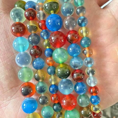 Agate Beads DIY mixed colors Sold By Strand