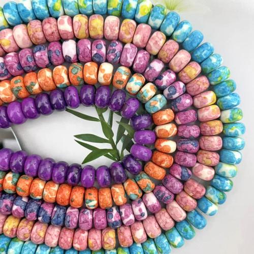 Regen bloem stenen kralen, Regen Bloem Stone, DIY, meer kleuren voor de keuze, 10mm, Per verkocht Ca 38 cm Strand