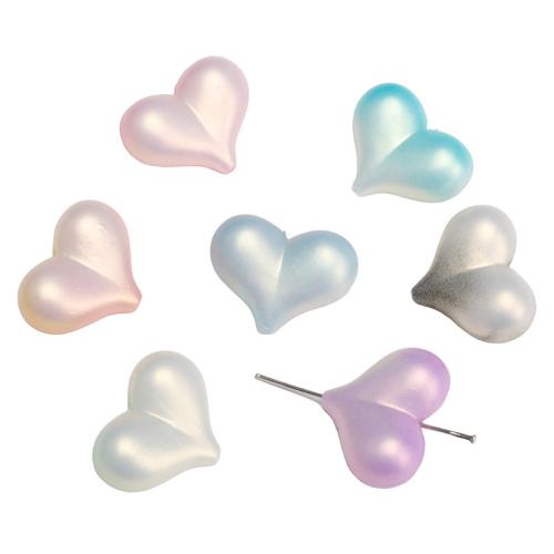 Acrylic Jewelry Beads Heart DIY Approx 1mm Approx Sold By Bag