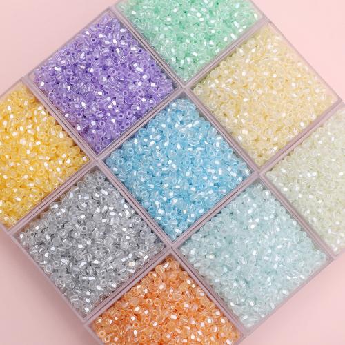 Gemengde Glass Seed Beads, Seedbead, DIY, meer kleuren voor de keuze, Ca 140pC's/Bag, Verkocht door Bag