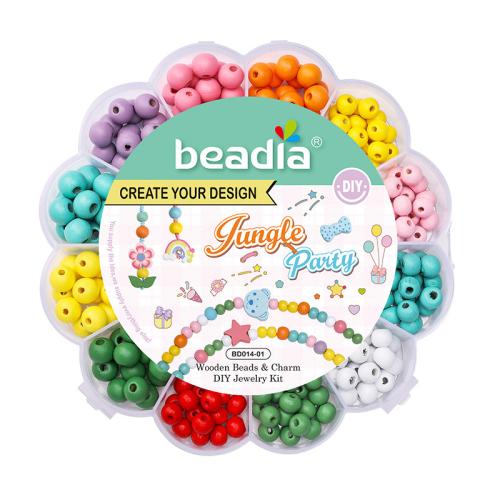 Acrylic Jewelry Beads DIY mixed colors Sold By Box