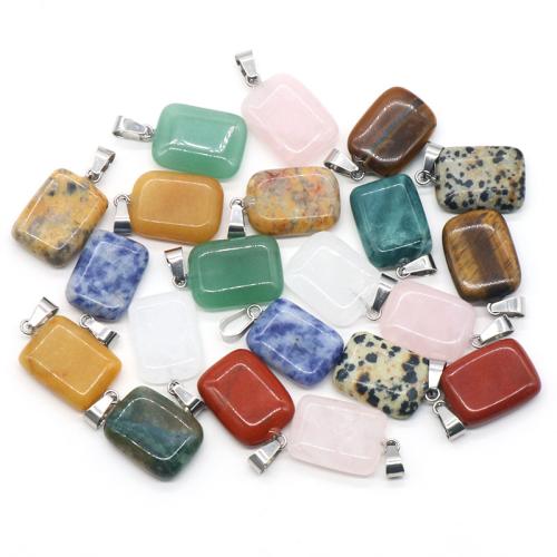 Gemstone Pendants Jewelry Natural Stone DIY Sold By PC