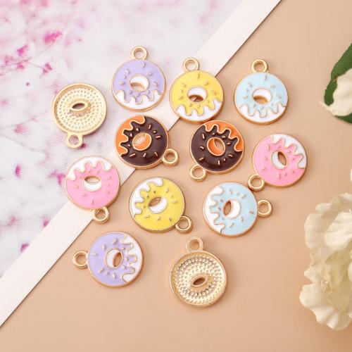 Zinc Alloy Enamel Pendants plated DIY Sold By Bag