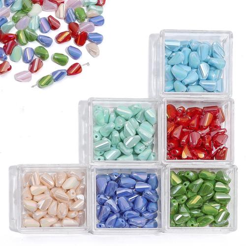 Fashion Glasperler, Glas, du kan DIY, flere farver til valg, 6x9mm, 10pc'er/Bag, Solgt af Bag