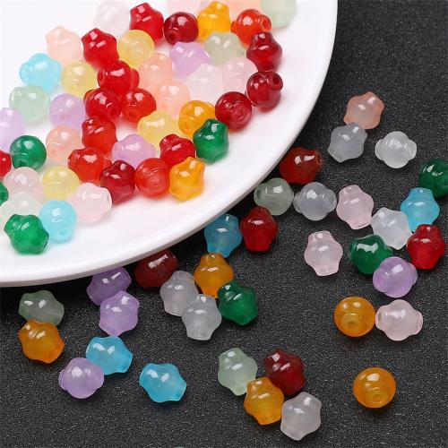 Abalorios de Cristal, Vidrio, Linterna China, Bricolaje, más colores para la opción, agujero:aproximado 1mm, 20PCs/Bolsa, Vendido por Bolsa