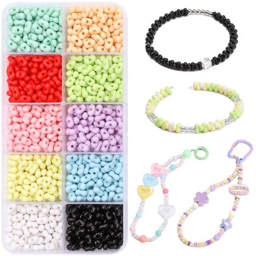 Opaque Acrylic Beads DIY mixed colors Sold By Box