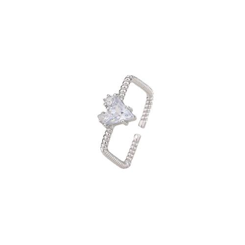 Cubi Circonia Micro Pave anello in ottone, placcato, Micro spianare cubic zirconia & per la donna, nessuno, Venduto da PC