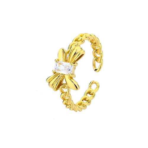 Cubi Circonia Micro Pave anello in ottone, placcato, Micro spianare cubic zirconia & per la donna, nessuno, Venduto da PC