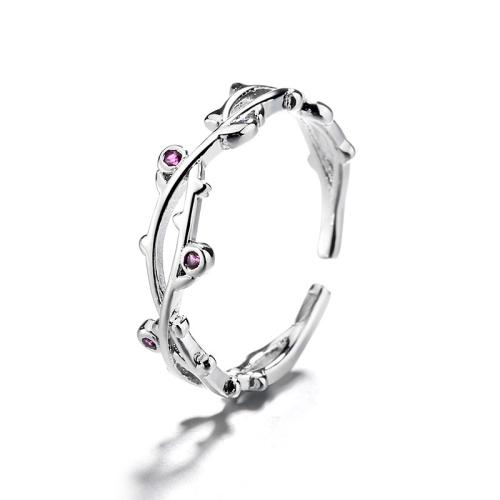 Cubi Circonia Micro Pave anello in ottone, placcato, Micro spianare cubic zirconia & per la donna, color platino, Venduto da PC