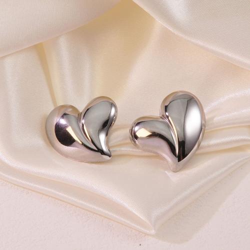 Stainless Steel Stud Earrings 304 Stainless Steel fashion jewelry & for woman Sold By Pair