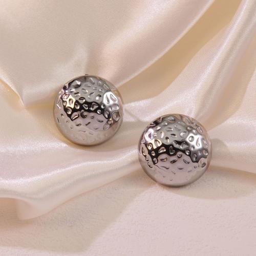 Stainless Steel Stud Earrings 304 Stainless Steel fashion jewelry & for woman Sold By Pair