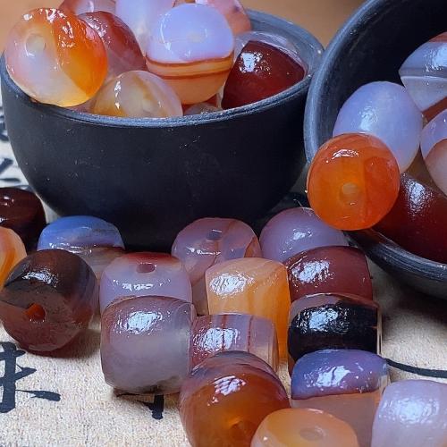 Agate Beads barrel DIY Sold By PC