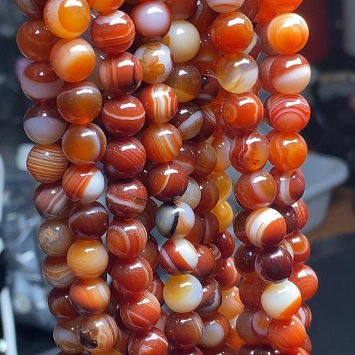 Agate Beads Round DIY 8mm Sold By PC