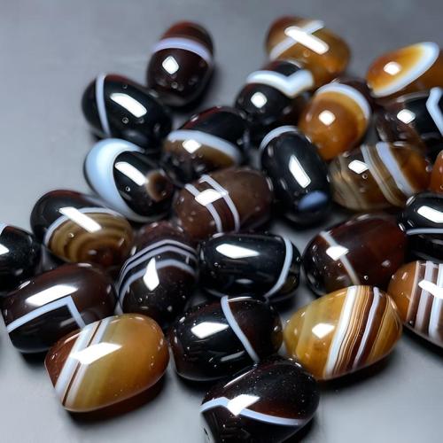 Agate Beads barrel anoint DIY Sold By PC