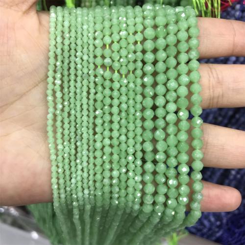 Perles bijoux en pierres gemmes, Pierre naturelle, DIY & normes différentes pour le choix, vert, Vendu par Environ 38 cm brin