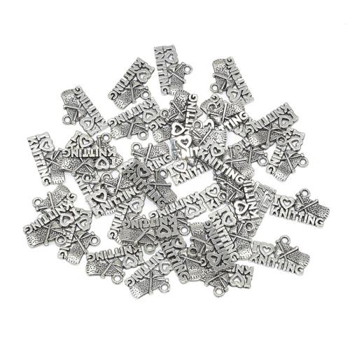 Colgantes de Aleación de Zinc, chapado, Bricolaje, 20x13mm, 100PCs/Bolsa, Vendido por Bolsa