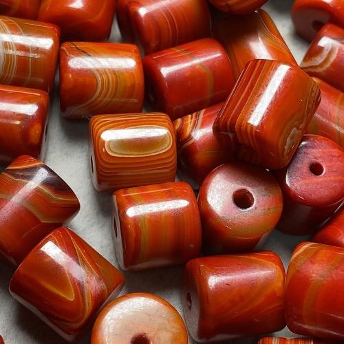 Agate Beads barrel DIY Sold By PC