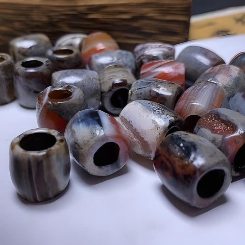 Agate stort hul vulst, du kan DIY, 13x14mm, Solgt af PC