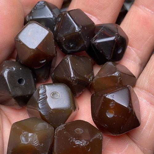 Agate Beads Geometrical Pattern DIY 14mm Sold By PC