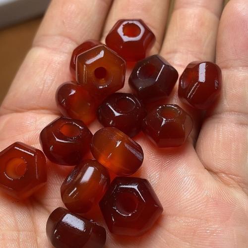 Naturlig röd agat pärlor, Red Agate, Smörja, DIY, 8.70x13.50mm, Säljs av PC