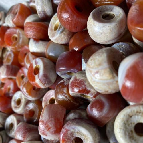 Perles Agates rouges naturelles, agate rouge, abaque, DIY, 11x19.50mm, Vendu par PC