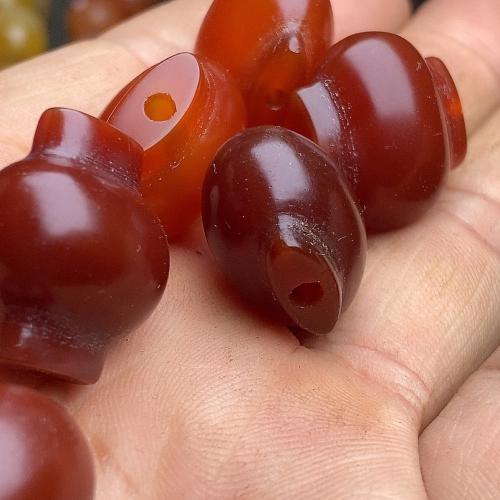 Perles Agates rouges naturelles, agate rouge, lanterne, DIY, 14x18x20mm, Vendu par PC