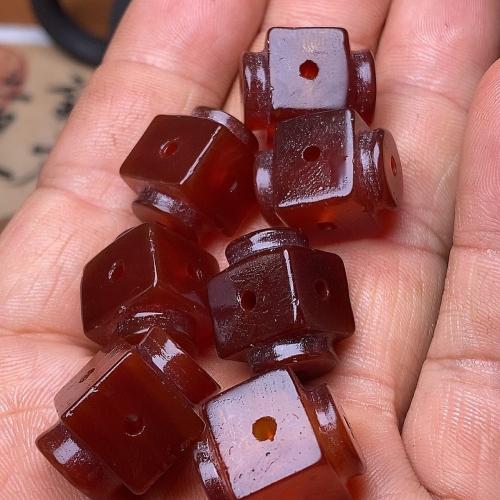 Prirodni Red ahat perle, Red Agate, pomahnita, možete DIY, 13x17mm, Prodano By PC