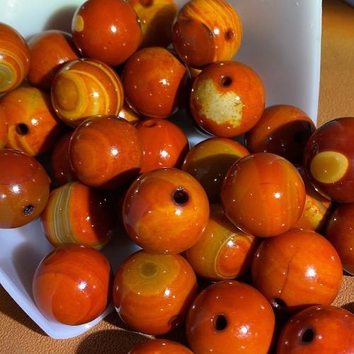 Zhanguo Red Agate Beads Round anoint DIY 20mm Sold By PC