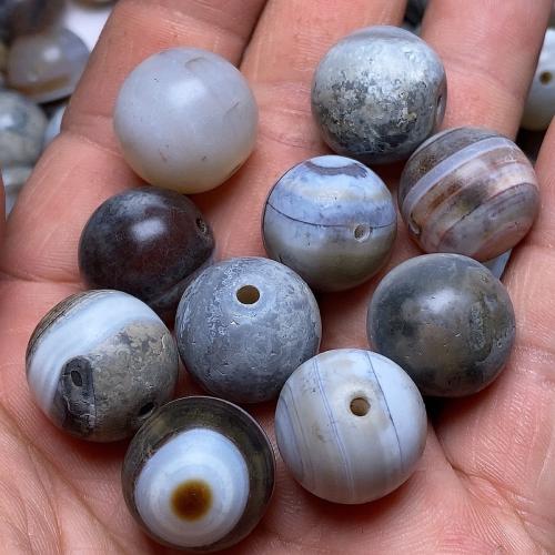 Agate Beads Round DIY 17mm Sold By PC