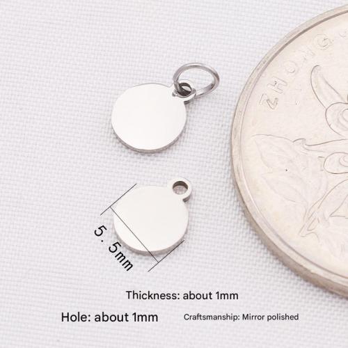 Stainless Steel Tag Charm 304 Stainless Steel plated DIY Sold By Bag