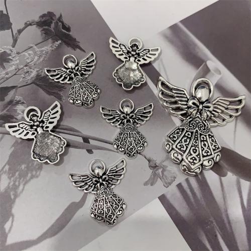 Zinc Alloy Pendants Angel plated DIY Sold By Bag