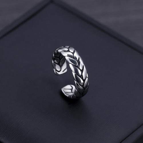 Titanium Steel Finger Ring Antique finish & for man original color US Ring Sold By PC