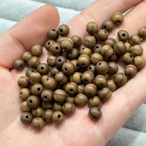 Aloewood Beads Round DIY Sold By PC