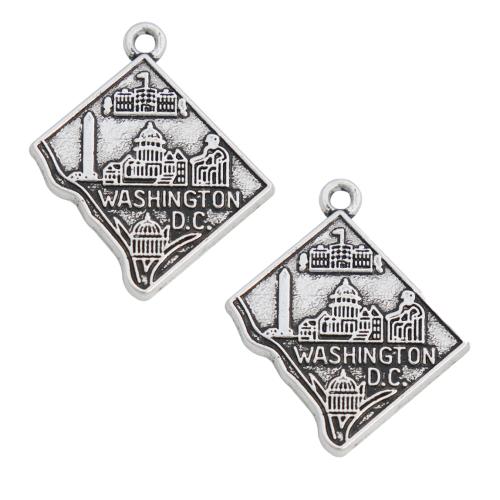 Zinc Alloy Pendants plated DIY Sold By Bag