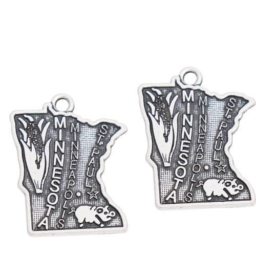 Zinc Alloy Pendants plated DIY Sold By Bag