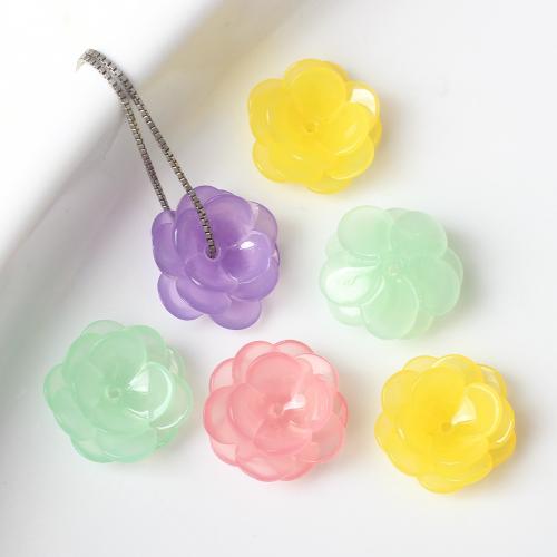 Resin Jewelry Beads Flower DIY Sold By Bag