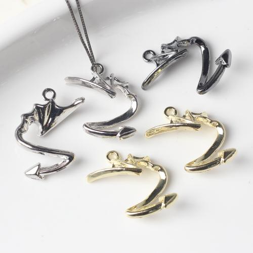 Zinc Alloy Pendants plated DIY nickel lead & cadmium free Sold By Bag