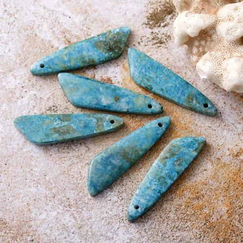 Gemstone Pendants Jewelry Natural Stone DIY Sold By PC