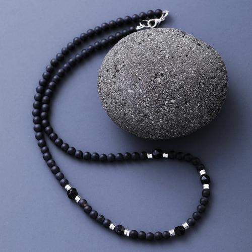 Natural Gemstone Necklace Natural Stone & for man Length 45 cm Sold By PC