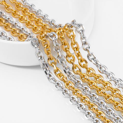 Aluminum Alloy Chain plated & DIY Sold By PC