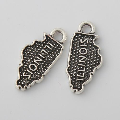 Zinc Alloy Pendants plated DIY Sold By Bag