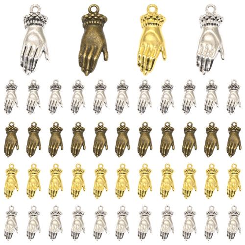 Zinc Alloy Pendants Glove plated DIY Sold By Bag