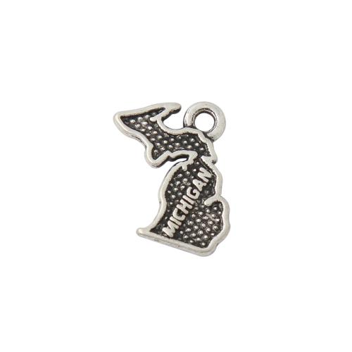 Zinc Alloy Pendants plated DIY Sold By Bag