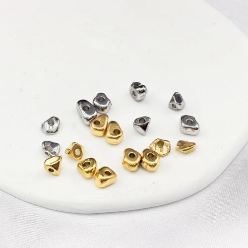 Spacer Beads Jewelry Titanium Steel irregular plated DIY Sold By PC