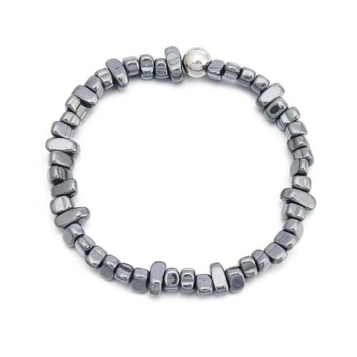 hématite non magnétique bracelet, fait à la main, styles différents pour le choix & pour homme, Longueur Environ 6-8 pouce, Vendu par PC