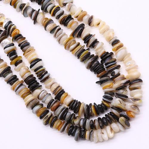 Natural Sea Shell Beads, conchiglia marina, Irregolare, DIY, about:6x15mm, Venduto per Appross. 38 cm filo