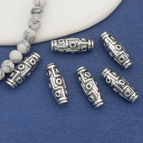 Zink Alloy Smycken Pärlor, antik silver pläterad, DIY, nickel, bly och kadmium gratis, 19x7mm, Hål:Ca 3mm, Ca 100PC/Bag, Säljs av Bag