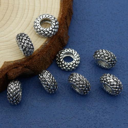 Zinc Alloy Jewelry Beads antique silver color plated DIY nickel lead & cadmium free Approx 5mm Approx Sold By Bag