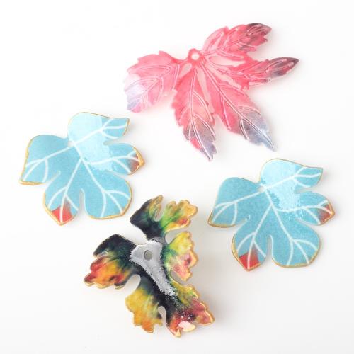 Resin Pendant Leaf DIY Approx Sold By Bag