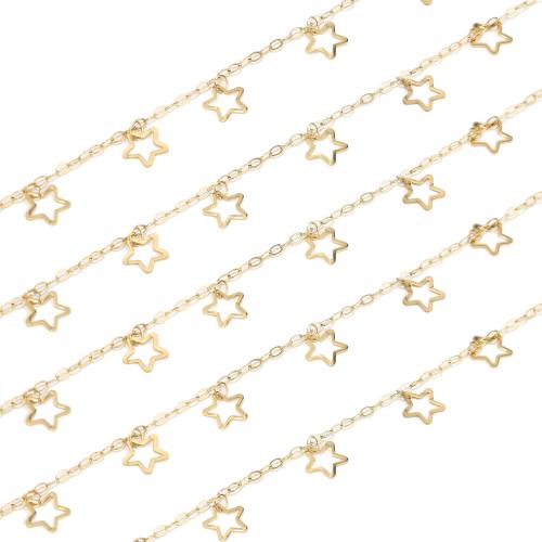 Stainless Steel Jewelry Chain 304 Stainless Steel plated DIY & hollow Sold By Bag